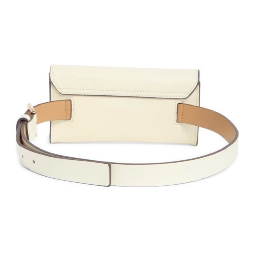 NWT Kate Spade Leather Cream Belt Bag with Bow Detail - Picture 3 of 9